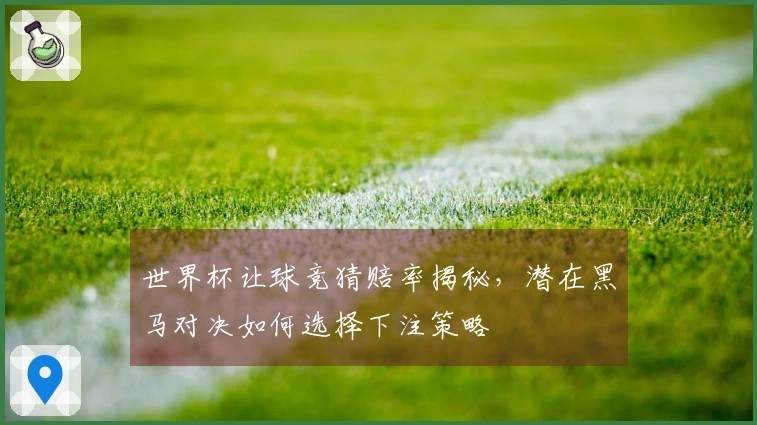 世界杯让球竞猜赔率揭秘，潜在黑马对决如何选择下注策略