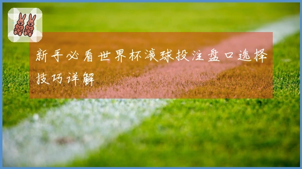 新手必看世界杯滚球投注盘口选择技巧详解